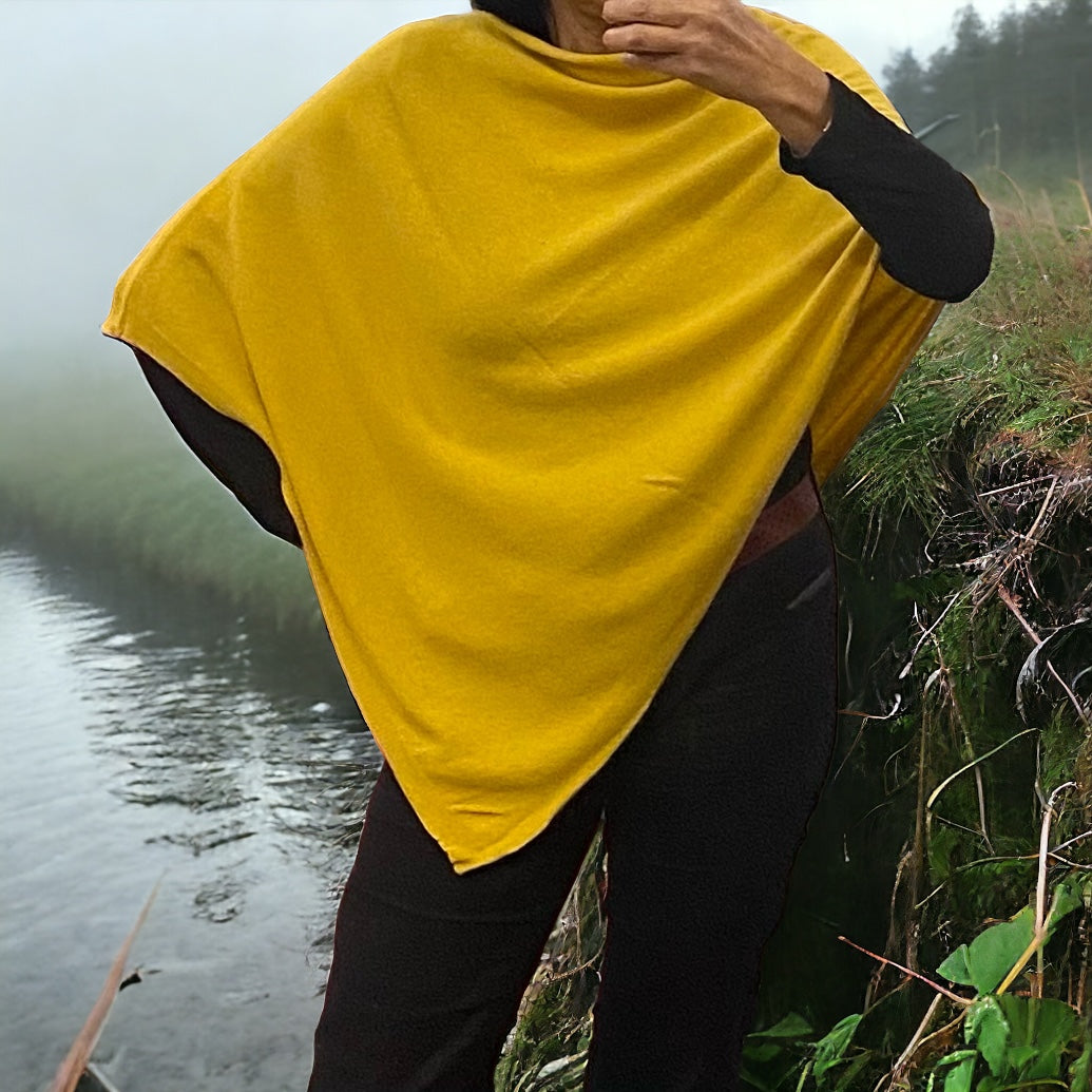 Ponchos con Lana Merino cashemere