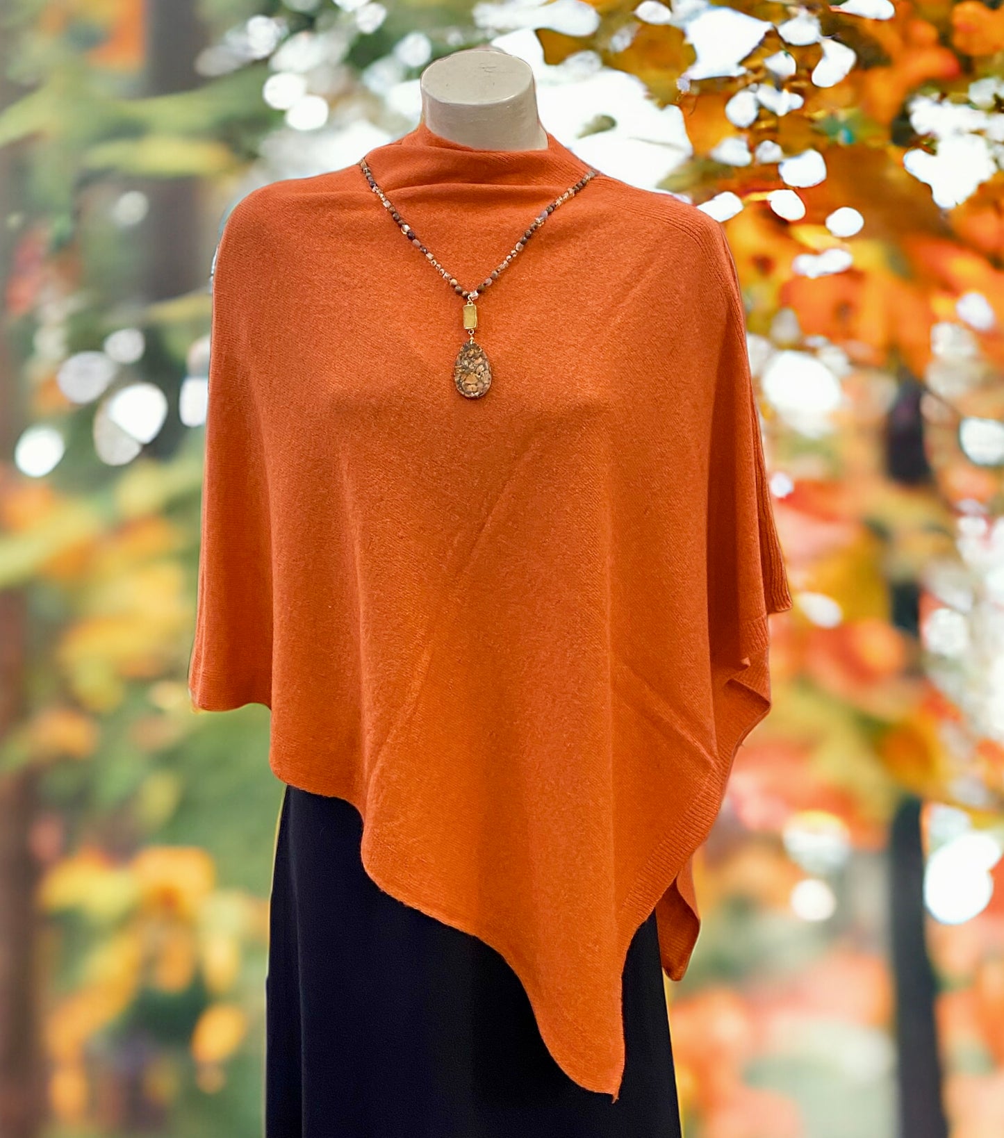 Ponchos con Lana Merino cashemere