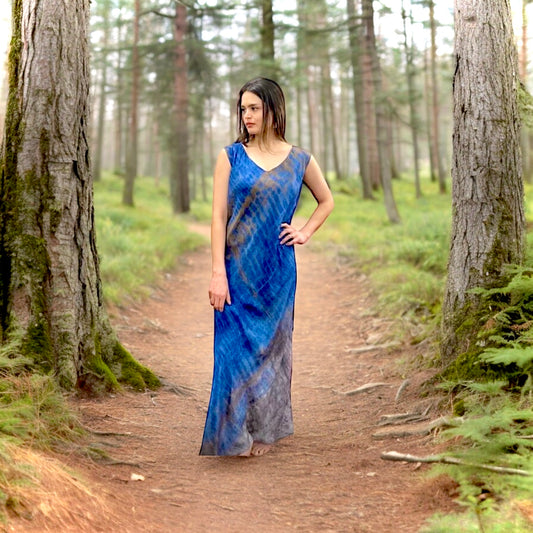 Vestido de seda